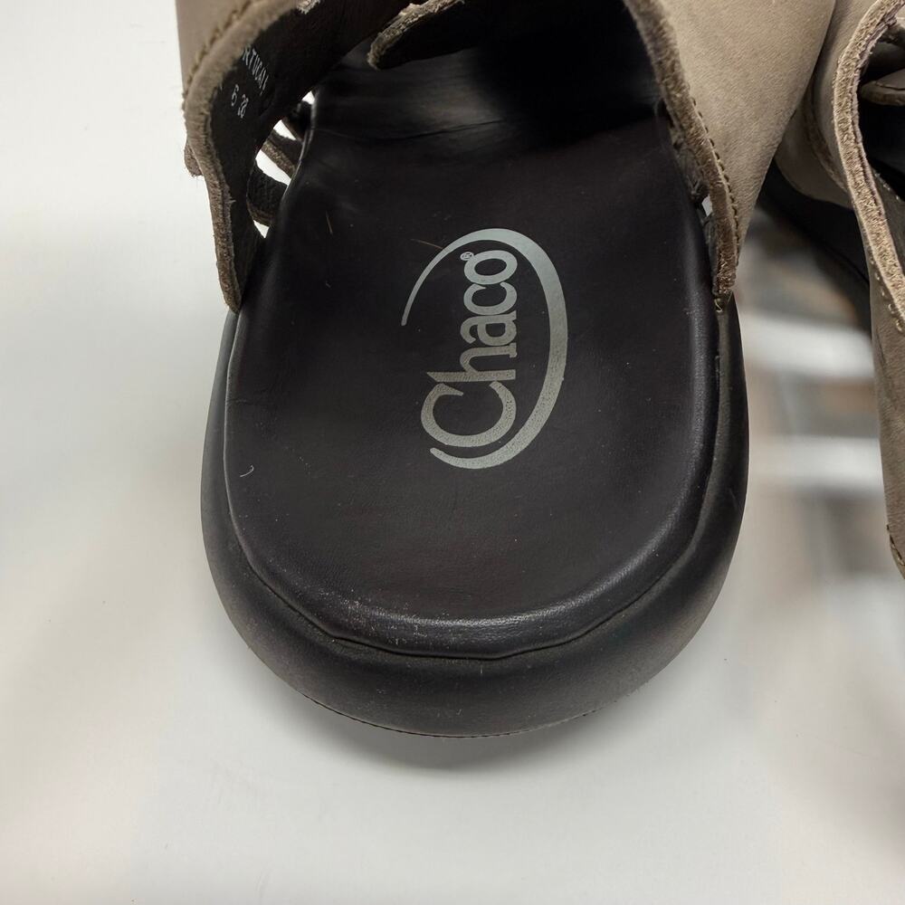 Chaco Fishermen's Sandals Men's 9 Brown Leather Casual Hippie Sandals - Picture 10 of 11